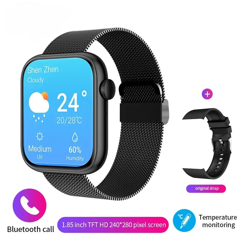 Xiaomi Smart Watch 2024 Wireless Charging Smartwatch Bluetooth Calls Men Women Smartwatches Fitness Bracelet Custom Watch Face